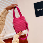 Load image into Gallery viewer, Corduroy Mini Envelope Bag Lightweight Crossbody S5P702