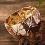 Load image into Gallery viewer, Enamel Square Geometric Line Bangle Women N6C211
