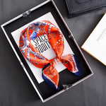 Load image into Gallery viewer, Retro Color Block Polka Dot 70x70 Scarf MC Women M5A354