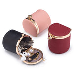 Load image into Gallery viewer, Genuine Leather Kiss Lock Coin Purse Mini Jewelry Box N6G100