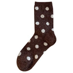 Load image into Gallery viewer, Polka Dot Thermal Crew Socks Wool Blend Winter Warm M5A308