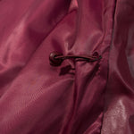 Load image into Gallery viewer, Burgundy Faux Leather Zip Jacket Women Loose Fit N5A680