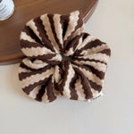 Load image into Gallery viewer, Womens Oversized Striped Scrunchie N6K029