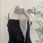 Load image into Gallery viewer, Diamond Scarf Women French Elegant Neck Tie Hair Band M5A322