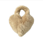 Load image into Gallery viewer, Sweet Punk Heart Bag Faux Fox Fur Crossbody Shoulder S5P773