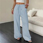 Load image into Gallery viewer, Textured Straight Leg Pants Women N6D147
