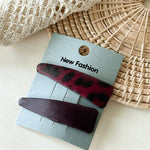 Load image into Gallery viewer, Leopard Print Hair Clips Women Invisible Front Hair S5P758