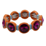 Load image into Gallery viewer, Enamel Prism Bead Bracelet Modular Elastic S5P207