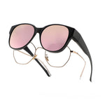 Load image into Gallery viewer, Fit Over Polarized Tortoise Shell Driving Sunglasses N6B179