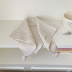 Load image into Gallery viewer, Fringe Knit Shawl Neck Warmer Triangle Cape Women N6H309
