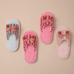 Load image into Gallery viewer, Color Block Cherry Open Toe Slippers Women M5A280