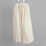 Load image into Gallery viewer, Streetwear Cotton Harem Pants Loose Wide Leg N6A066