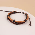 Load image into Gallery viewer, Leather Braided Bracelet S5P602