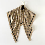 Load image into Gallery viewer, Silk-Like Twill Square Scarf 90cm Printed Shawl N6G223