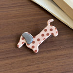 Load image into Gallery viewer, Dog Print Duckbill Hair Clip Women N6C374