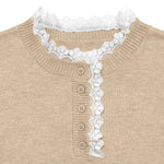 Load image into Gallery viewer, Elegant Retro Lace Trim Cardigan Women N5A810