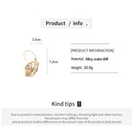 Load image into Gallery viewer, Womens Single Piece Rhinestone Hand Ear Cuff N6K155