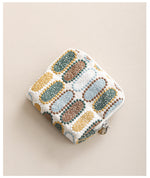 Load image into Gallery viewer, Heavy Embroidery Handmade Square Pouch Women N6C184