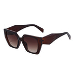 Load image into Gallery viewer, Cat Eye Wide Temple Sunglasses Women N6B212