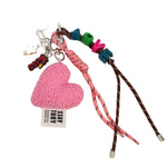 Load image into Gallery viewer, Sweet Cool Plush Heart LOVE Bag Charm Keychain Rope S5P944
