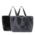 Load image into Gallery viewer, Faux Mink Tote Bag Women Large Shoulder Handbag S5P810