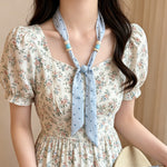 Load image into Gallery viewer, Womens Colorful Polka Dot Pony Scarf Necklace N6K274