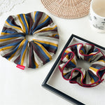 Load image into Gallery viewer, Brown Stripe Knit Scrunchy Women S5P823