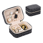 Load image into Gallery viewer, Mini Leather Jewelry Box Travel Portable Organizer S5P692