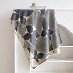 Load image into Gallery viewer, Abstract Begonia Color Block Imitation Cashmere Scarf N6H240