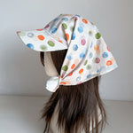 Load image into Gallery viewer, Color Dot Scarf Hat Women Sun Protection N6C359