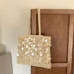 Load image into Gallery viewer, Woven Tote Handmade Crochet Large Capacity Bag Women N6A119