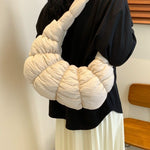 Load image into Gallery viewer, Pleated Cloud Bag Women Large Capacity Shoulder Tote S5P714