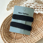 Load image into Gallery viewer, Twill Fabric Hair Clip Women Invisible Double Prong S5P760