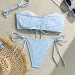 Load image into Gallery viewer, Sexy Tie Side Solid Towel Bikini Multi Color Women N5A979