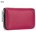 Load image into Gallery viewer, RFID Leather Accordion Card Case 12 Slots Women N6D034