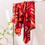 Load image into Gallery viewer, Faux Cashmere Floral Wrap M5A147