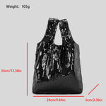 Load image into Gallery viewer, Sequin Shoulder Bag Bling Bling Hand Carry Vest Style S5P809