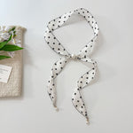 Load image into Gallery viewer, Women's Polyester Pearl Charm Neck Scarf N6J146