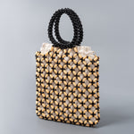 Load image into Gallery viewer, Handwoven Maple Hollow Bead Tote Beach Women S5P967