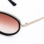 Load image into Gallery viewer, Metal Frame Oval Sunglasses Women N6B216