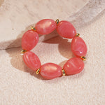 Load image into Gallery viewer, Acrylic Irregular Oval Bracelet Statement Artistic N6F080