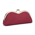 Load image into Gallery viewer, Genuine Leather Portable Sunglasses Case Women N6B201