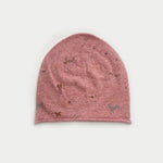 Load image into Gallery viewer, Women's Wool Rabbit Fur Blend Printed Slouchy Beanie N6J125