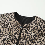 Load image into Gallery viewer, Animal Print Jacket Women Round Neck Long Sleeve N5A754