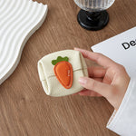 Load image into Gallery viewer, Top Grain Leather Carrot Coin Purse Mini Organizer N6G092