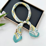 Load image into Gallery viewer, Women's Faux Silk Pearl Magnetic Neck Scarf N6J153