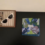 Load image into Gallery viewer, Vintage Floral Pure Cotton Small Square Scarf M5A341