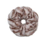 Load image into Gallery viewer, Zebra Plush Scrunchy Women Animal Print Hair Tie S5P785