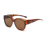 Load image into Gallery viewer, Fit Over Polarized Tortoise Shell Driving Sunglasses N6B179