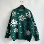 Load image into Gallery viewer, Christmas Snowflake Thickened Sweater Women N5A666